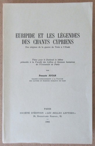 Francois jouan euripide les - jouan,