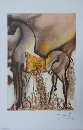 Salvador dali les chevaux - salvador, :