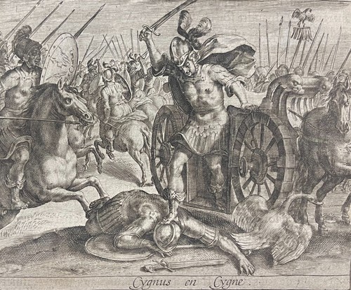 Cycnos tué par achille - cycnos,