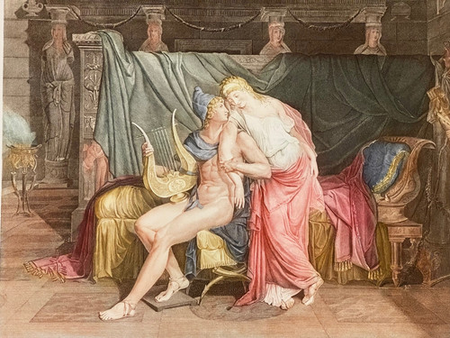 Grande gravure néoclassique