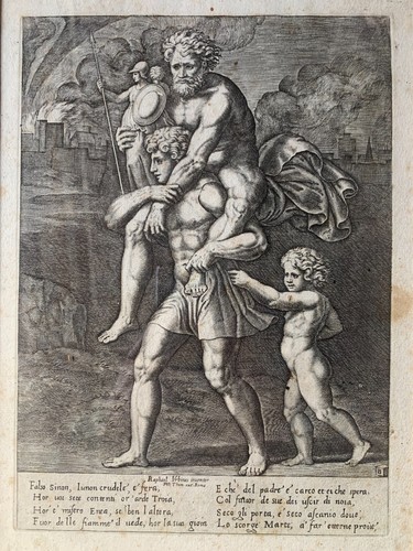 Raphaël énée et anchise - et,
