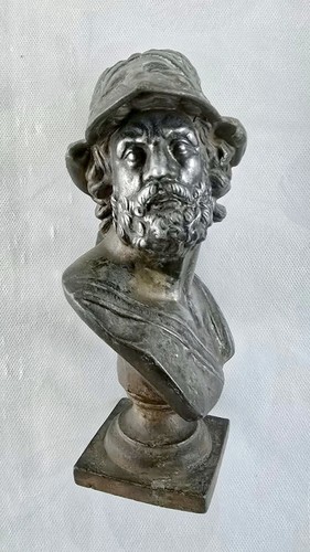 Busto bronzo greco - bronzo,